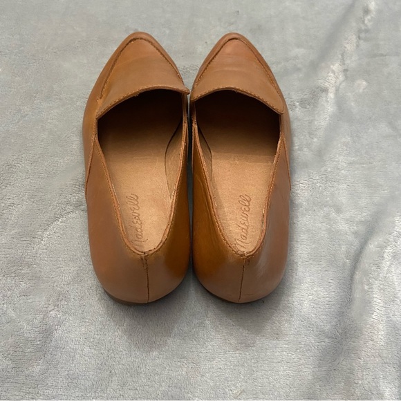 Madewell The Frances Skimmer in Leather English saddle brown - Picture 8 of 12